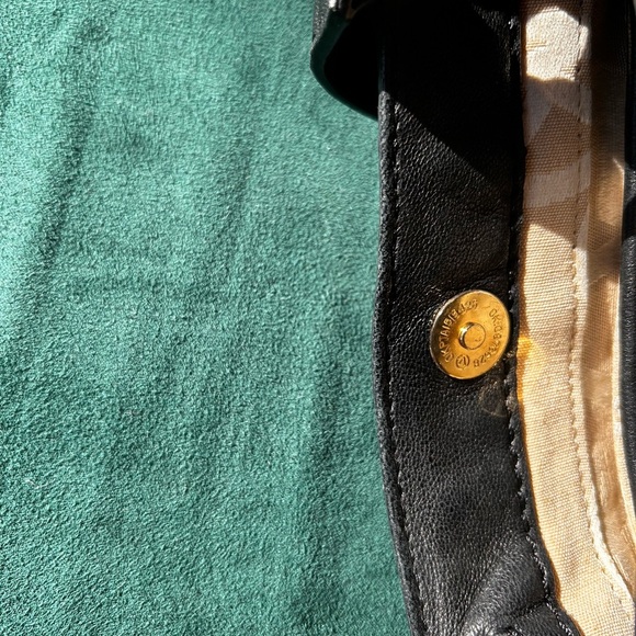 Michael Kors Black Leather Crossbody Bag with gold studs - Picture 8 of 16